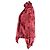 Blusa de satén de seda con estampado de serpiente en rojo de Ganni Roja - vista 2