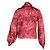 Blusa de satén de seda con estampado de serpiente en rojo de Ganni Roja - vista 3