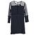 Maje Ritzy Plissiertes Mini-Kleid aus Polyester in Marineblau