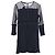 Maje Ritzy Plissiertes Mini-Kleid aus Polyester in Marineblau - Ansicht 2
