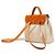 Herbag Hermès Zaino Hermes Toile H Eolebag Ad PM Marrone Timbro B (1998) Beige - vista 2