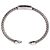 Bracciale bangle attorcigliato Pomellato 67 in metallo argentato Argento