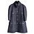 Chanel Trench coat com padrão de camélias icônicas