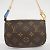 Mini Pochette Accessori Monogram Vivienne di Louis Vuitton Marrone Multicolore - vista 7