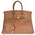 Hermès Vintage Birkin 35 Handtasche Braun Golden