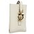 Pochette in pelle Gancini Salvatore Ferragamo bianca Auth KD566 Bianco