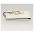 Pochette in pelle Gancini Salvatore Ferragamo bianca Auth KD566 Bianco - vista 4