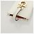 Pochette in pelle Gancini Salvatore Ferragamo bianca Auth KD566 Bianco - vista 6