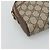 GUCCI GG Supreme Web Sherry Line Bolsa PVC Bege Ouro 116 02 089 Auth BD1622 Dourado - vista 14
