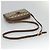 GUCCI GG Supreme Web Sherry Line Bolsa PVC Bege Ouro 116 02 089 Auth BD1622 Dourado - vista 7