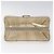 Borsa a mano Gancini in vinile trasparente argento Auth BD1554 di Salvatore Ferragamo - vista 5