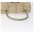 Borsa a mano Gancini in vinile trasparente argento Auth BD1554 di Salvatore Ferragamo - vista 7