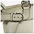 Borsa a Spalla Gancini in Pelle Bianca Argento Auth KD545 di Salvatore Ferragamo Bianco - vista 18