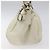Borsa a Spalla Gancini in Pelle Bianca Argento Auth KD545 di Salvatore Ferragamo Bianco - vista 4
