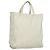 PRADA Borsa a mano in pelle bianca Auth 117223 Bianco