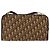 Borsa a spalla in tela Trotter Christian Dior marrone oro Auth ep8530 D'oro - vista 2