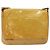 LOUIS VUITTON Borsa Thompson Street Monogram Vernis Beige M91301 LV Auth KD355 - vista 13