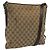 Borsa a Spalla in Tela GG GUCCI Beige Argento 113013 Auth bs24169