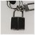 LOUIS VUITTON Monogram Eclipse Portachiavi LV Lock Charm M61951 LV Auth 116012 Monogramma - vista 5