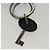 LOUIS VUITTON Monogram Eclipse Portachiavi LV Lock Charm M61951 LV Auth 116012 Monogramma - vista 7