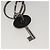 LOUIS VUITTON Monogram Eclipse Portachiavi LV Lock Charm M61951 LV Auth 116012 Monogramma - vista 8
