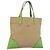 PRADA Bolsa Tote Lona Bege Prata Auth BD1531