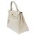Hermès Sac HERMES Kelly 28 en Cuir Beige - 102628 - vue 6
