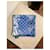 Hermès Foulard HERMES T. Seta Blu  - vista 8