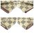 Cartera Victorine Damier Azur de Louis Vuitton Beige Crudo - vista 3