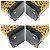 Bolsa Lockit MM Louis Vuitton Preto Amarelo - vista 3