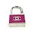 Chanel 02C CC Coco Marchio Logo Portachiavi Argento Rosa - vista 3