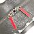 Leder-Rucksack Christian Louboutin Schwarz Rot - Ansicht 13