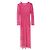 Leslie Amon Strandkleid aus Polyester Rosa S Pink