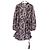 Vestido cruzado Zimmermann de lino morado oscuro