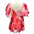 Top in seta multicolore floreale rosa blush di Prabal Gurung - vista 3