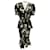 Autre Marque Johanna Ortiz Black / Ecru Floral Print Eyelet Oriental State Dress Cotton  ref.2154947
