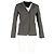 Theory Blazer Teoría en Lana Caqui Verde - vista 4