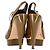 Burberry Slingback-Absätze aus olivgrünem Lackleder - Ansicht 5