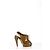 Burberry Slingback-Absätze aus olivgrünem Lackleder - Ansicht 7