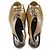 Burberry Slingback-Absätze aus olivgrünem Lackleder - Ansicht 9