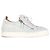 Tênis May London de Giuseppe Zanotti em glitter branco Prata