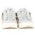 Tênis May London de Giuseppe Zanotti em glitter branco Prata - vista 2