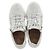 Tênis May London de Giuseppe Zanotti em glitter branco Prata - vista 3