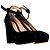 Pompes Mary Jane Gianvito Rossi en daim noir - vue 4