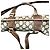 Porte-fusil monogramme GG Gucci authentique rare commande spéciale avec/ sangle d'épaule Beige - vue 3