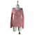 Autre Marque Dear Cashmere Rosa Melange Baumwolle Kaschmir Pullover Bluse M Pink