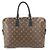 Borsa da lavoro Louis Vuitton Monogram Macassar Porte Document Jour Marrone Nero - vista 2
