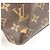 Borsa da lavoro Louis Vuitton Monogram Macassar Porte Document Jour Marrone Nero - vista 7