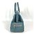 Borsa Tote Louis Vuitton Suhali Angenieux PM Blu - vista 4