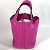 Borsa Tote Picotin Lock PM di Hermès Rosa - vista 7